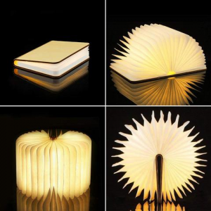 book that folds into lamp