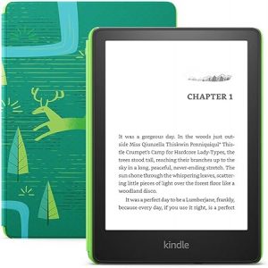 A kindle reader with a cover Description automatically generated
