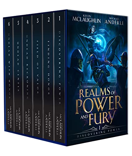 Realms of Power and Fury Complete Series Boxed Set: A LitRPG Adventure